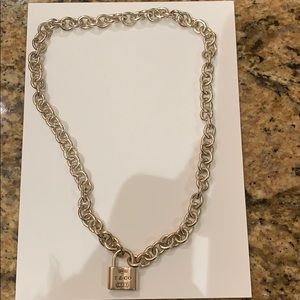 Tiffany & Co lock necklace